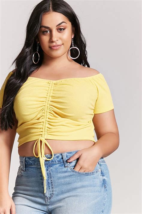 Plus Size Crop Top